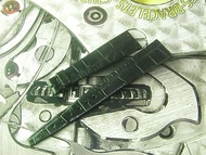 70'S 古董 NOS TISSOT 天梭 16MM 鱷魚皮紋 錶帶 FIT 10MM 錶扣
