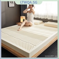 LTwqa Royal Thai Latex Mattress Hotel Foldable Mattress Pocket Spring Latex Memory Massage Foam Mattress Free Cover Nz99 US5U