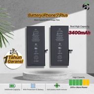 Battery Baterai Iphone 7 Plus 7+ High Capacity Double Power