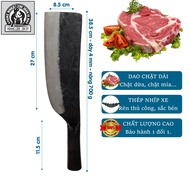 Dao nhà bếp Hoàng Lâm - Đa Sỹ: Dao chặt cán sắt bản to nhíp xe (dao chặt xương) NHÍP 100% - HL11