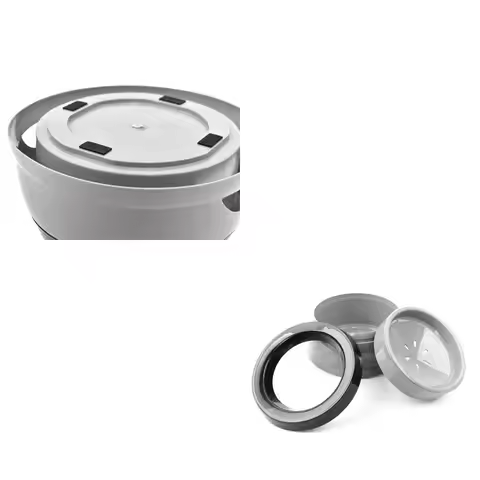 Dog Water Bowl No-Spill 25oz Slow Water Feeders for Dogs Cats Car Travel 601C