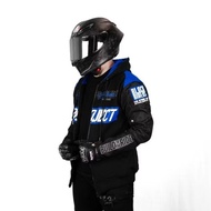 Hoodie Mesh SR-PROJECT Build to the Ride Blue