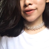 Ailee Choker White Transparent