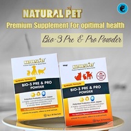 Natural Pet Bio-3 Pre &amp; Pro Powder 2g x 30 sachets