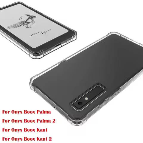 Transparent 6.13 inch e-Reader Case Shockproof TPU Back Cover Anti Drop Soft Airbag Funda for Onyx B