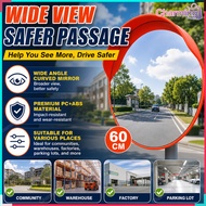 Wide Angle Safety Mirror 130 Parking Lot Warehouse Easy Install Road