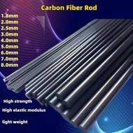 16-30mm Solid Carbon Fiber Rod Round Aircraft Model Material Carbon Rod