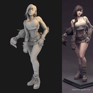 Final Fantasy 7 Tifa Bend Over Posture 1/24GK White Model 1: 12 Figure 3D Printing Resin Model 179 K