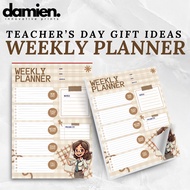WEEKLY PLANNER | Teacher's Day Gift Ideas |
