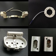 Pottery R7S LED Lamp 118mm 78mm S14S S14D Adaptor/ E27 White Body Plastic 2G11 GX53 Socket Various M