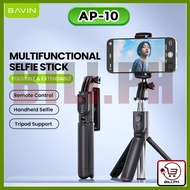 BAVIN AP10 Bluetooth Multi-Functional Fordable Selfie Stick Tripod Suitable for 2.4 To 3.8 Inch