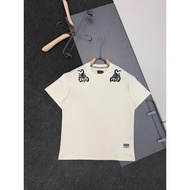 EVISU/God of Fortune 2026 Round Neck Short-Sleeved T-Shirt Couple Style Men Style All-Match Original
