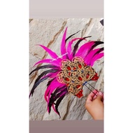 Dance decoration, hairpin model,/ feather headdress, feather accessories