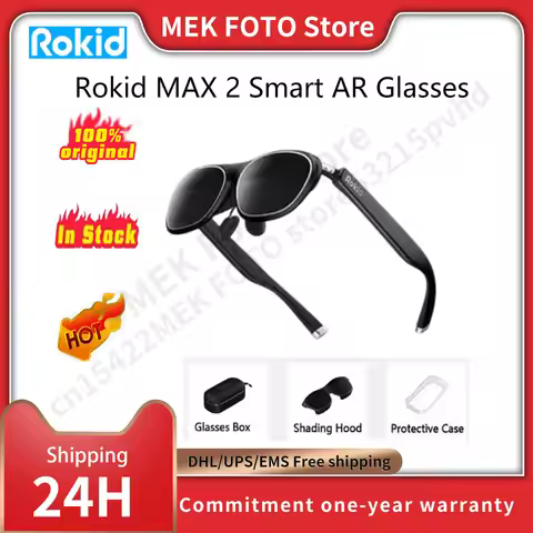 Rokid Space Projection Screen Real Time Translation Rokid MAX 2 AR Glasses Portable 3D Smart Glasses