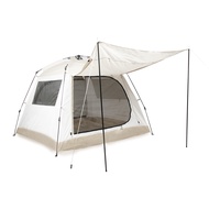 QUECHUA 快開防曬遮陽帳篷 Pro 米色