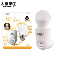 太星電工 E27隨插即亮夜燈組(暖白) WA355C