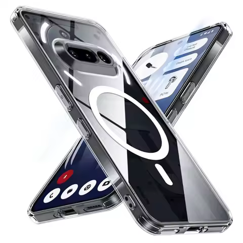For Magsafe Srong Magnetic Case For Nothing Phone 3A NothingPhone3A 5G Clear Shockproof TPU+PC Back 