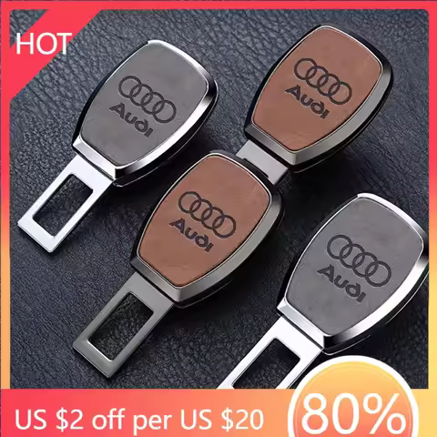 2025 Hot Car Seat Belt Clip Extender Safety Seatbelt Lock Buckle Plug For Audi A8 Q5 A1 A2 A4 A6 A7 