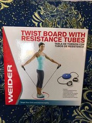 Weider twist board with resistance tubes