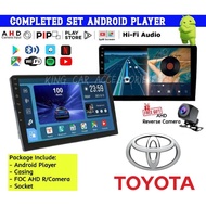 Completed Set For Toyota~ KING-8163 / TS-18 / TS-10 Car Android Player Build in Apple Carplay & Andr