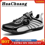 HUACHUANG 2021 NEW Bicycle Shoes for Men and Women Outdoor Sports Road Bike Shoes Men MTB SPD Cleats Rubber Casual Cycling Shoes for Men Cleat Shoes for Men Cleats Shoes Cycling Shoes Mtb Sale Cycling Shoes Mtb Shimano