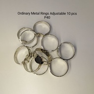 Ordinary Metal Ring Adjustable Base 10 pcs