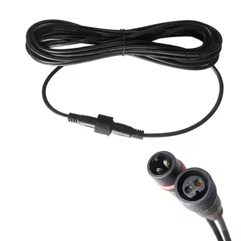 2 Pin Plug Solar Cable Extension 3M/5M/10M Waterproof Male and Female Extension Line Street Light Ex