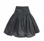 LUCA STUDIO_Lyla skirt (Pre-orderส่ง 9 ม.ค.) - กระโปรงเอวสูง ทรงBalloon ผ้าTaffeta ดีเทลรูด ซิปซ่อนด