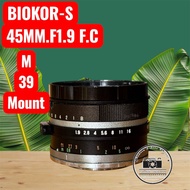 BIOKOR-S 45MM.F1.9 MODIFILED M39MOUNT