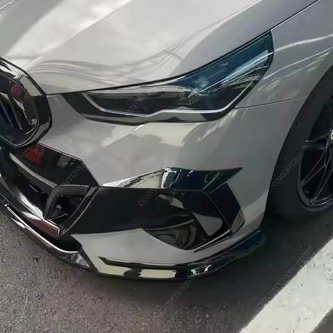 For Bmw G60 G61 Front Bumper Canards Fog Lamp Grille Trim Cover Air Vent 520i 520d 530e 550e i5 M Sp