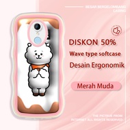 Jinouwe Redmi A3 5A 5 5PLUS 12 K30 Pro poco 61 4G Phone Case BT21 Baby BTS RJ 3D Colorful Wave Borde