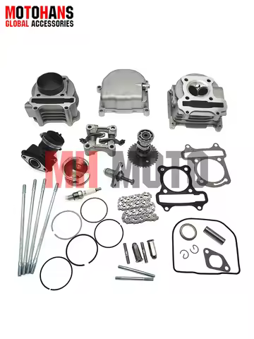 GY6 80 100 120 CYLINDER KIT AND CYLINDER HEAD COMP. (BIG VALVES)FOR 4T ENGINE SCOOTER TAOTAO SUNL ZN