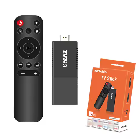 Android TV Stick Quad Core Android TV Stick 2.4/5G Wifi Home Media Player 4K Streaming Stick Android