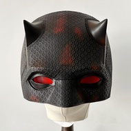 NEW Daredevil Born Again Matt Murdock Superhero Mask Cosplay Half Face Helmet Halloween Party Masque