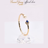 VT27 - 8 -9 mm Freshwater Pearl Bracelet and CZ stone, High Quality Durable Gold Plated Bracelet