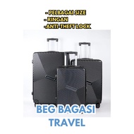 Beg Bagasi Travel ABS | Luggage Haji Umrah | Kecil Sederhana Besar | Anti Theft Password Lock