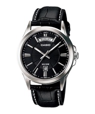 นาฬิกาคาสิโอของแท้ ผู้ชาย รุ่นMTP-1381L-1AMTP-1381L-7AMTP-1381L-9A  สายหนัง กันน้ำ50เมตร รับประกันเค