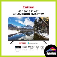 CAIXUN 4K Android Smart TV | 43 Inch | 50 Inch | 55 Inch | 65 Inch