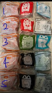 任選 3 （Tomica car, sonic, doraemon, mcdonald toys）
