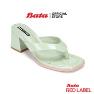 Bata บาจา Red Label รองเท้าส้นสูงแฟชั่น สูง 2 นิ้ว สำหรับผู้หญิง รุ่น JANETTE สีส้ม 6605681 สีเขียว 