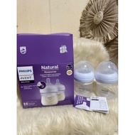 Babys Avent 4oz Natural Response Twinpack Bottle 4oz