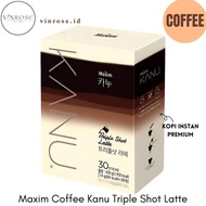 Maxim Coffee Kanu Triple Shot Latte 30 Sachet Kopi Sachet Korea