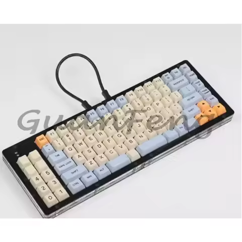 Two-hand Separation Mechanical Split Keyboard Ergonomic 75% Left and Right Hand Keyboard Customizati