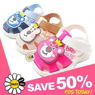 🌼𝗗𝗔𝗜𝗦𝗬🌼「Size 18-23」Baby Sandals | Kids Slippers | Girls Shoes | Dino Teddy Bunny | Kasut Selipar Bay