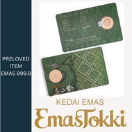 Emas Tokki 1 Dinar 999.9 Gold bar - PUBLIC GOLD DINAR COLLECTION ( Preloved )