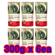 CJ bibigo Beef Seaweed Soup 300g x 6ea Instant Instant Soup Easy Cooking Korean food