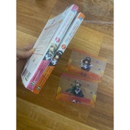 (+poster) Set of 2 novels Light Female Main Training Method + poster and accessories