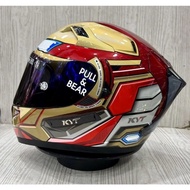 [✅Ready] Helm Kyt K2 Rider Iron Man Paket Ganteng_Double Visor