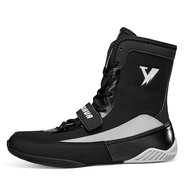 Hot-selling Wrestling Shoes Indoor Training Shoes Boxing Shoes Large Size High-top Boxing Shoes