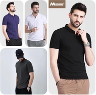 Muanna Men's drifit Polo Shirt Unisex  Quality korea fashion t shirt